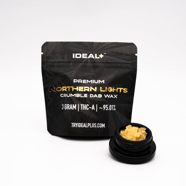 Northern Lights 95.01% THCa Crumble Dab Wax 3g - 3 GRAM - Premium Organic Hemp Flower