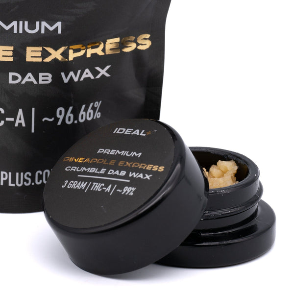 Pineapple Express 96.66% THCa Crumble Dab Wax 3g - 3 GRAMS - Premium Organic Hemp Flower